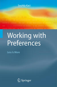 Vorderes Coverbild Working with Preferences: Less Is More