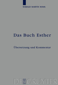 Vorderes Coverbild Das Buch Esther