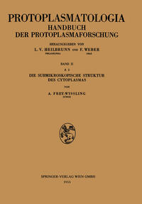 Vorderes Coverbild Die Submikroskopische Struktur des Cytoplasmas