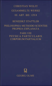 Vorderes Coverbild Philosophia methodo scientiis propria explanata