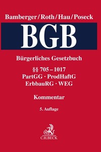 Vorderes Coverbild Bürgerliches Gesetzbuch Band 3: §§ 705-1017, PartGG, ProdHaftG, ErbbauRG, WEG