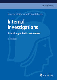 Vorderes Coverbild Internal Investigations