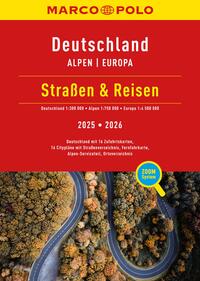 Vorderes Coverbild MARCO POLO Straßen & Reisen 2025/2026 Deutschland 1:300.000