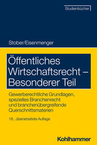 Vorderes Coverbild Öffentliches Wirtschaftsrecht - Besonderer Teil