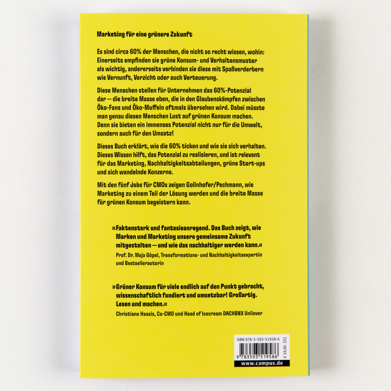 Rückseitencover Das 60%-Potenzial