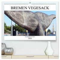 Vorderes Coverbild Bremen Vegesack - Ein Stadtteil mit Flair (hochwertiger Premium Wandkalender 2026 DIN A2 quer), Kunstdruck in Hochglanz
