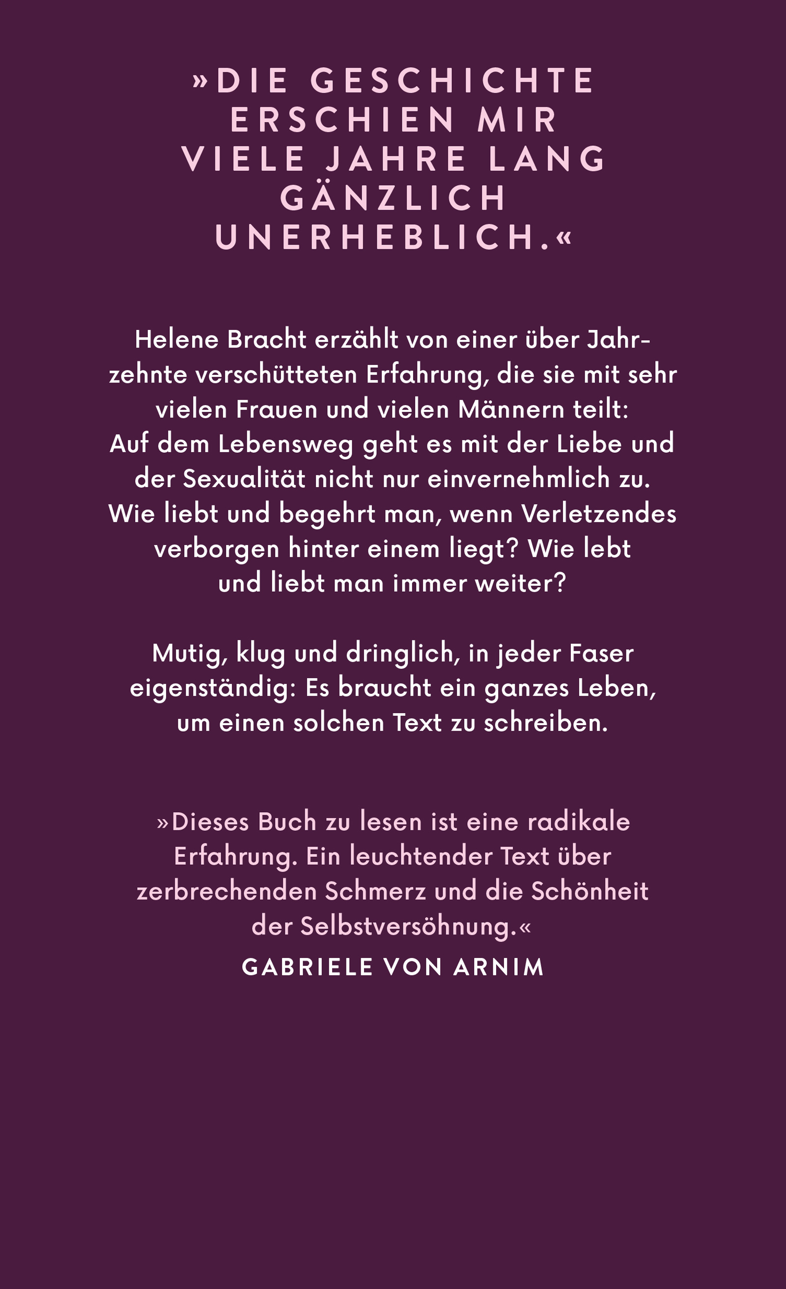 Beispielinhalt (Bild) Das Lieben danach