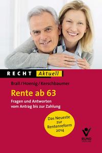 Vorderes Coverbild Rente ab 63