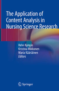 Vorderes Coverbild The Application of Content Analysis in Nursing Science Research