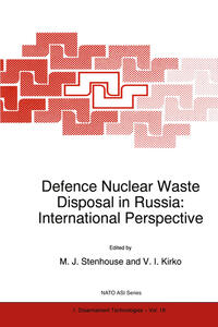 Vorderes Coverbild Defence Nuclear Waste Disposal in Russia: International Perspective