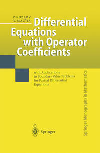 Vorderes Coverbild Differential Equations with Operator Coefficients