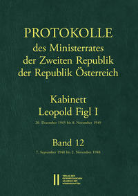 Vorderes Coverbild Protokolle des Ministerrates der Zweiten Republik, Kabinett Leopold Figl I