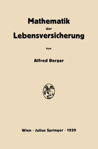 Vorderes Coverbild Mathematik der Lebensversicherung