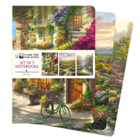 Vorderes Coverbild Dreier Set DIN-A5-Format-Notizbücher: Thomas Kinkade