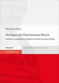 Vorderes Coverbild Der Beginn der Determinanten-Theorie