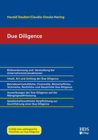 Vorderes Coverbild Due Diligence