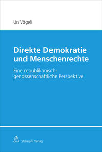 Vorderes Coverbild Direkte Demokratie und Menschenrechte