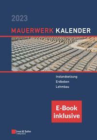 Vorderes Coverbild Mauerwerk-Kalender 2023