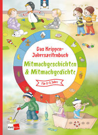 Vorderes Coverbild Das Krippen-Jahreszeitenbuch: Mitmachgeschichten und Mitmachgedichte