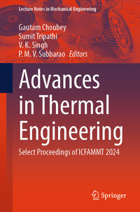 Vorderes Coverbild Advances in Thermal Engineering