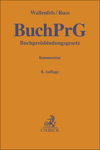 Vorderes Coverbild Buchpreisbindungsgesetz. BuchPrG