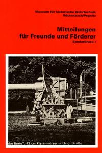 Vorderes Coverbild Mitteilungen für Freunde und Förderer