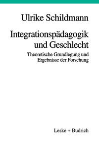 Vorderes Coverbild Integrationspädagogik und Geschlecht