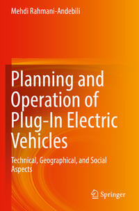 Vorderes Coverbild Planning and Operation of Plug-In Electric Vehicles