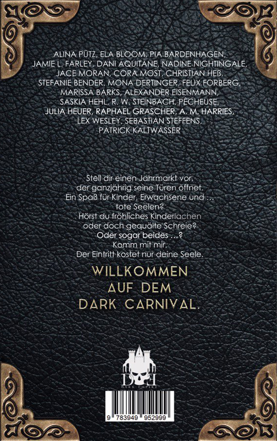 Rückseitencover Dark Journals