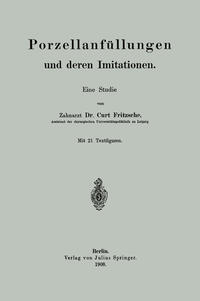 Vorderes Coverbild Porzellanfüllungen und deren Imitationen