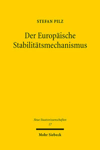 Vorderes Coverbild Der Europäische Stabilitätsmechanismus