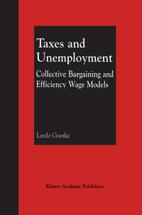 Vorderes Coverbild Taxes and Unemployment