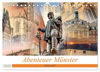 Vorderes Coverbild Abenteuer Münster - Echt jovel! (Tischkalender 2025 DIN A5 quer), CALVENDO Monatskalender