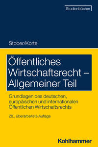 Vorderes Coverbild Öffentliches Wirtschaftsrecht - Allgemeiner Teil