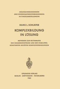 Vorderes Coverbild Komplexbildung in Lösung