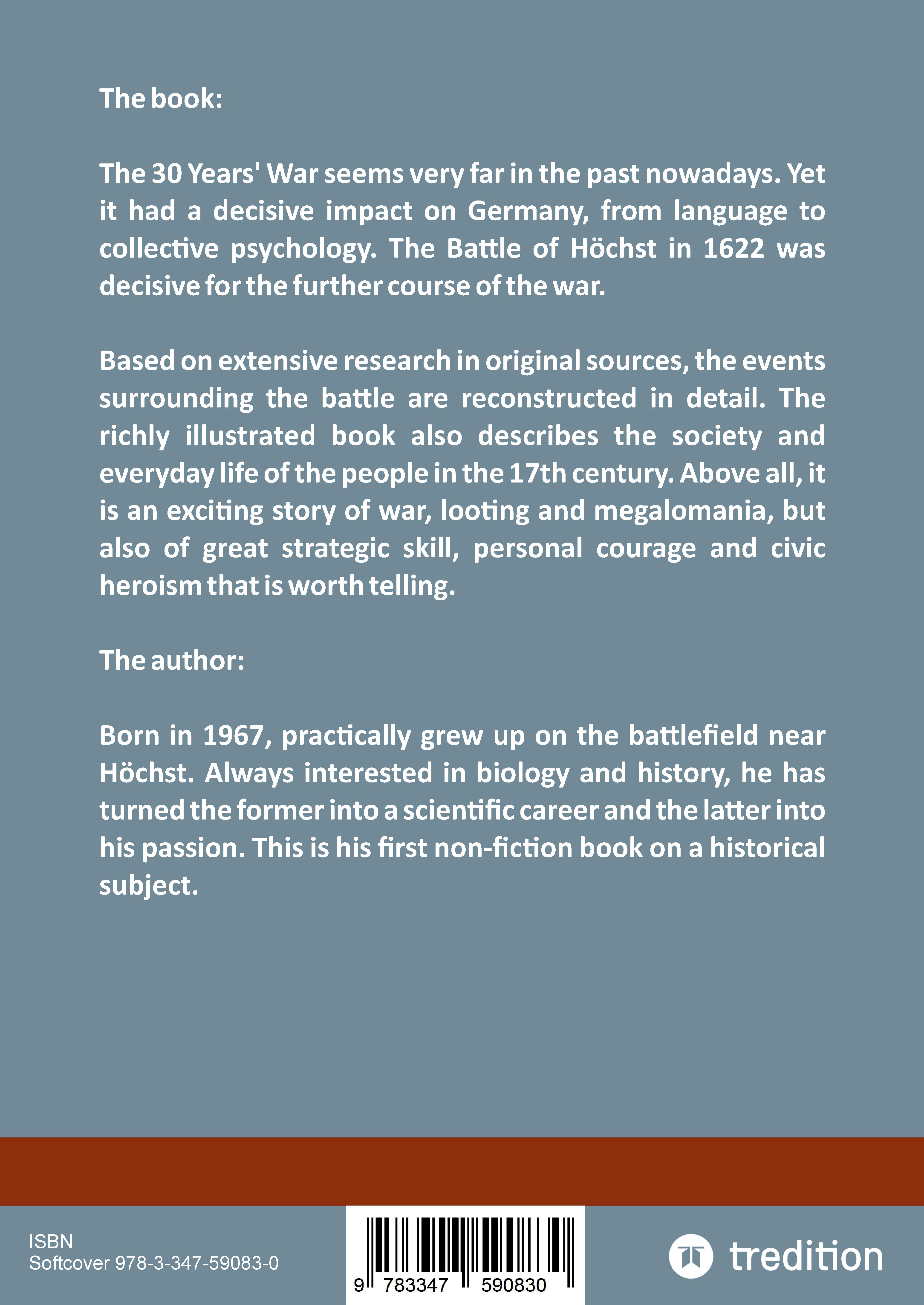 Rückseitencover 1622 - The Battle of Höchst