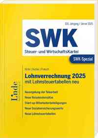 Vorderes Coverbild SWK-Spezial Lohnverrechnung 2025