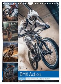 Vorderes Coverbild BMX Action (Wandkalender 2025 DIN A4 hoch), CALVENDO Monatskalender