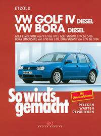 Vorderes Coverbild VW Golf IV Diesel 9/97-9/03, Bora Diesel 9/98-5/05