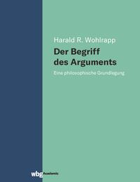 Vorderes Coverbild Der Begriff des Arguments