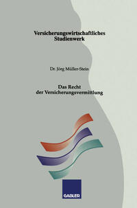 Vorderes Coverbild Das Recht der Versicherungsvermittlung