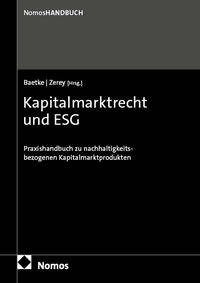 Vorderes Coverbild Kapitalmarktrecht und ESG
