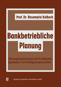 Vorderes Coverbild Bankbetriebliche Planung