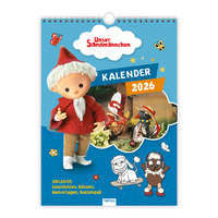 Vorderes Coverbild Trötsch Unser Sandmännchen Classickalender Kalender Unser Sandmännchen 2026