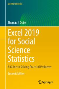 Vorderes Coverbild Excel 2019 for Social Science Statistics