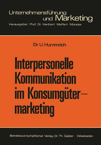 Vorderes Coverbild Interpersonelle Kommunikation im Konsumgütermarketing