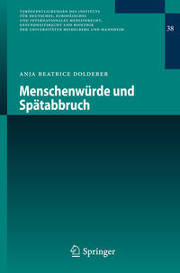 Vorderes Coverbild Menschenwürde und Spätabbruch