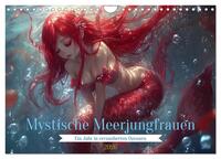 Vorderes Coverbild Mystische Meerjungfrauen: Ein Jahr in verzauberten Ozeanen (Wandkalender 2026 DIN A4 quer), CALVENDO Monatskalender