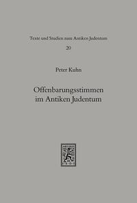 Vorderes Coverbild Offenbarungsstimmen im Antiken Judentum