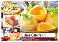 Vorderes Coverbild Süßes Österreich. Klassische Mehlspeisen (Wandkalender 2026 DIN A4 quer), CALVENDO Monatskalender